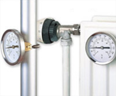 Pipe Mounted Gauge Thermometer